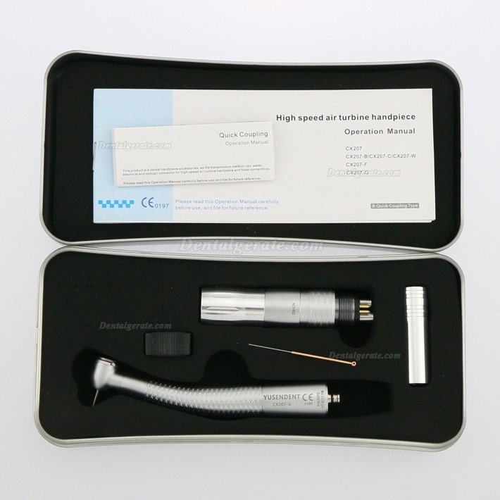 YUSENDENT&reg; CX207-GN-PQ Glasfaser-Handst&uuml;ck NSK-kompatibel (Mit Koppler x1 + Ohne Koppler x2)